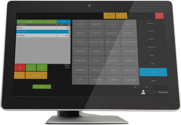 logiBAR software solution pos software solution for bars and restaurants, program, computer screen,