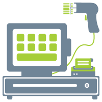 software certified for fiscalization, scanning device