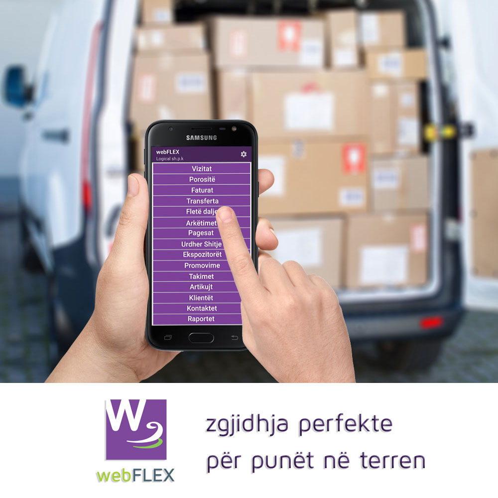 webflex, menaxhimi puneve ne terren